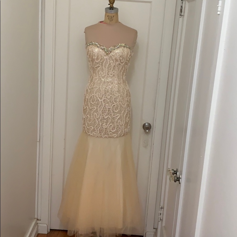 Faviana Strapless Gown